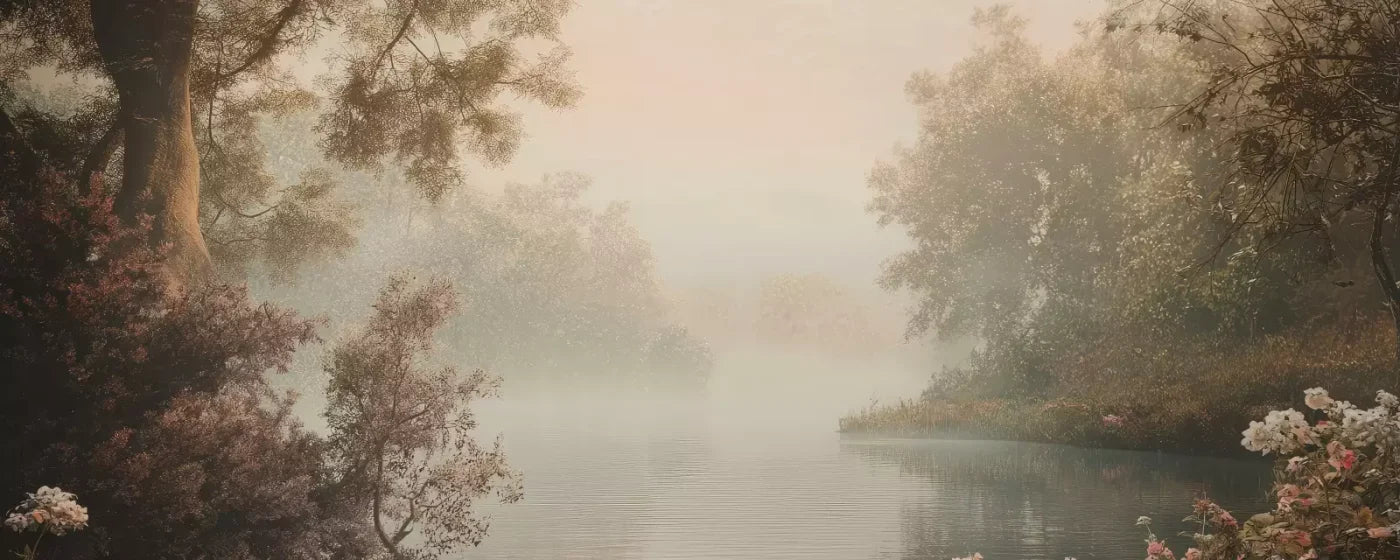 Peaceful Lake 20’X8’ Ultracloth (240 X 96 Inch) Backdrop