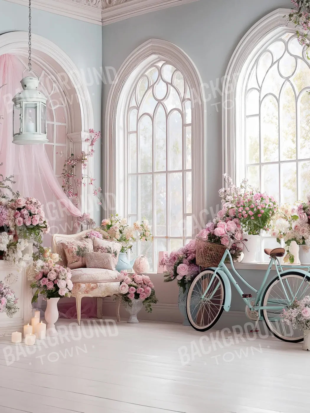 Peaceful Room 6’x8’ Fleece (72 x 96 inch) Backdrop