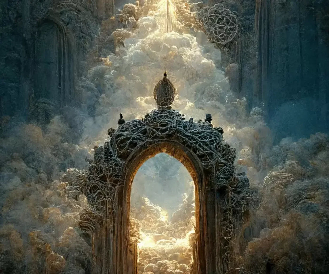 Pearly Gate 5’X4’2 Fleece (60 X 50 Inch) Backdrop