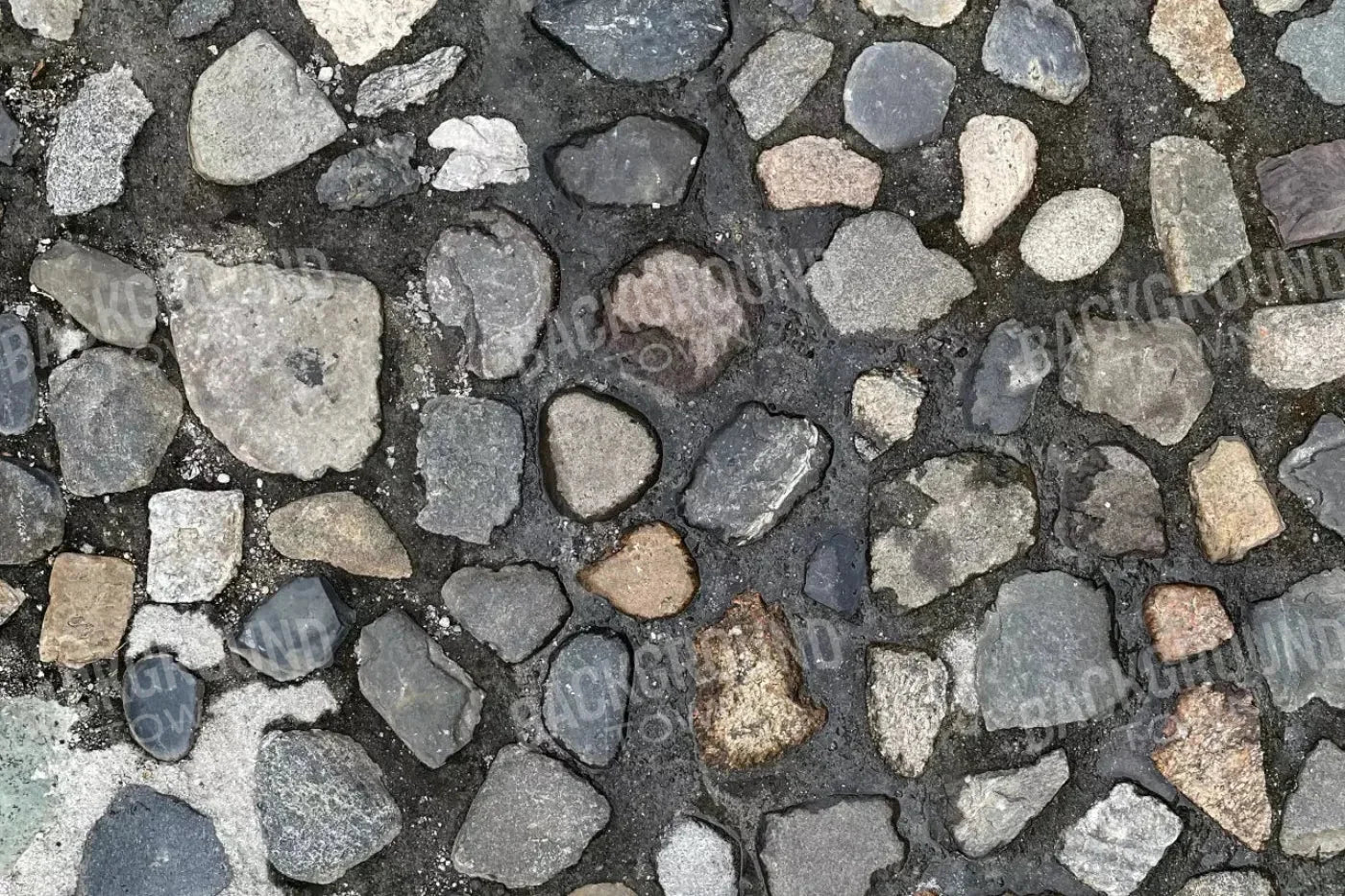 Pebble Path Floor Rubbermat 5X4 ( 60 X 48 Inch )