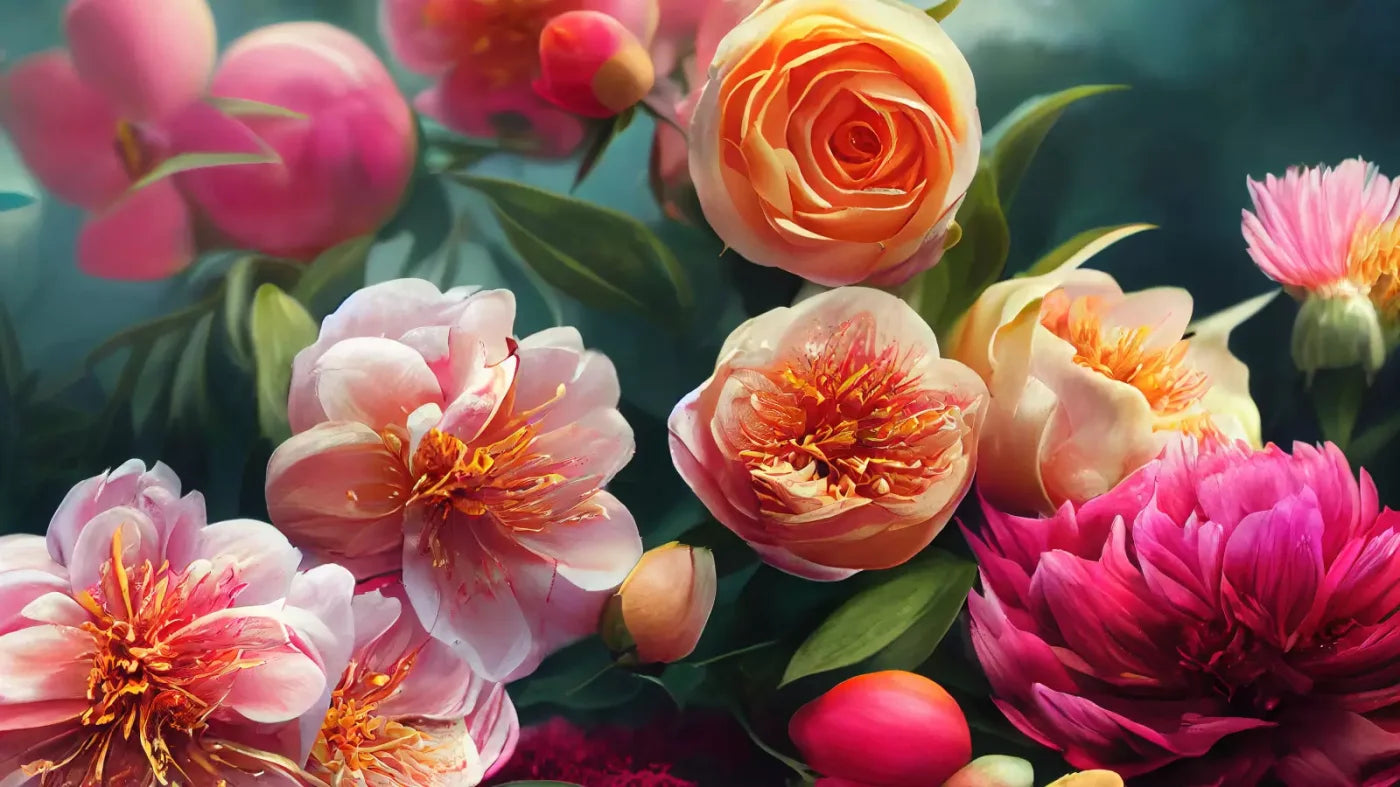 Peonia Valley 14X8 Ultracloth ( 168 X 96 Inch ) Backdrop