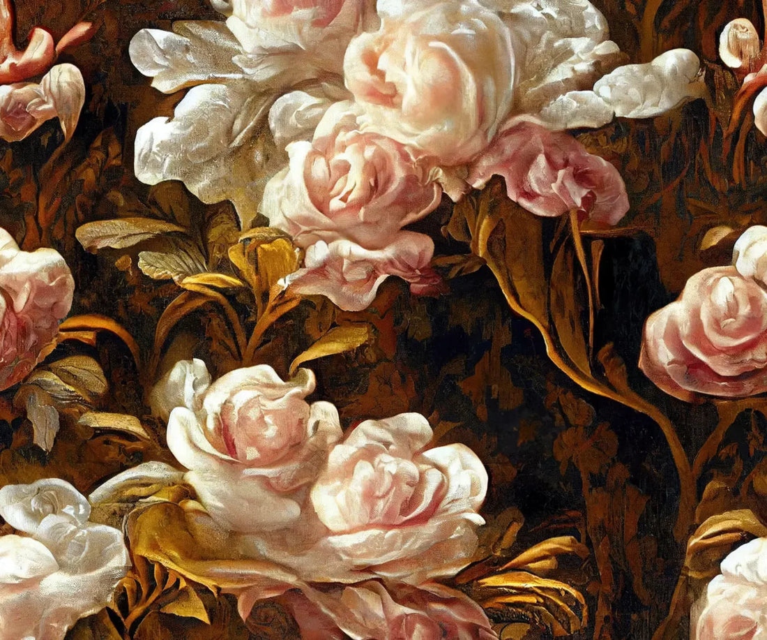 Peonies 5X42 Fleece ( 60 X 50 Inch ) Backdrop