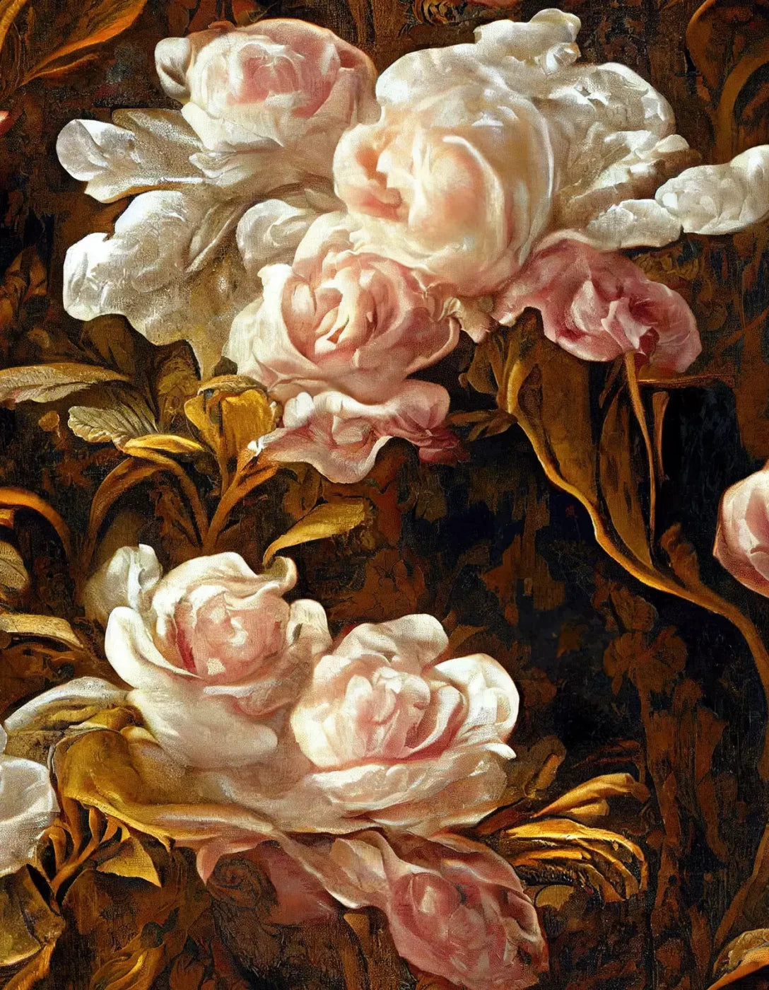 Peonies 6X8 Fleece ( 72 X 96 Inch ) Backdrop