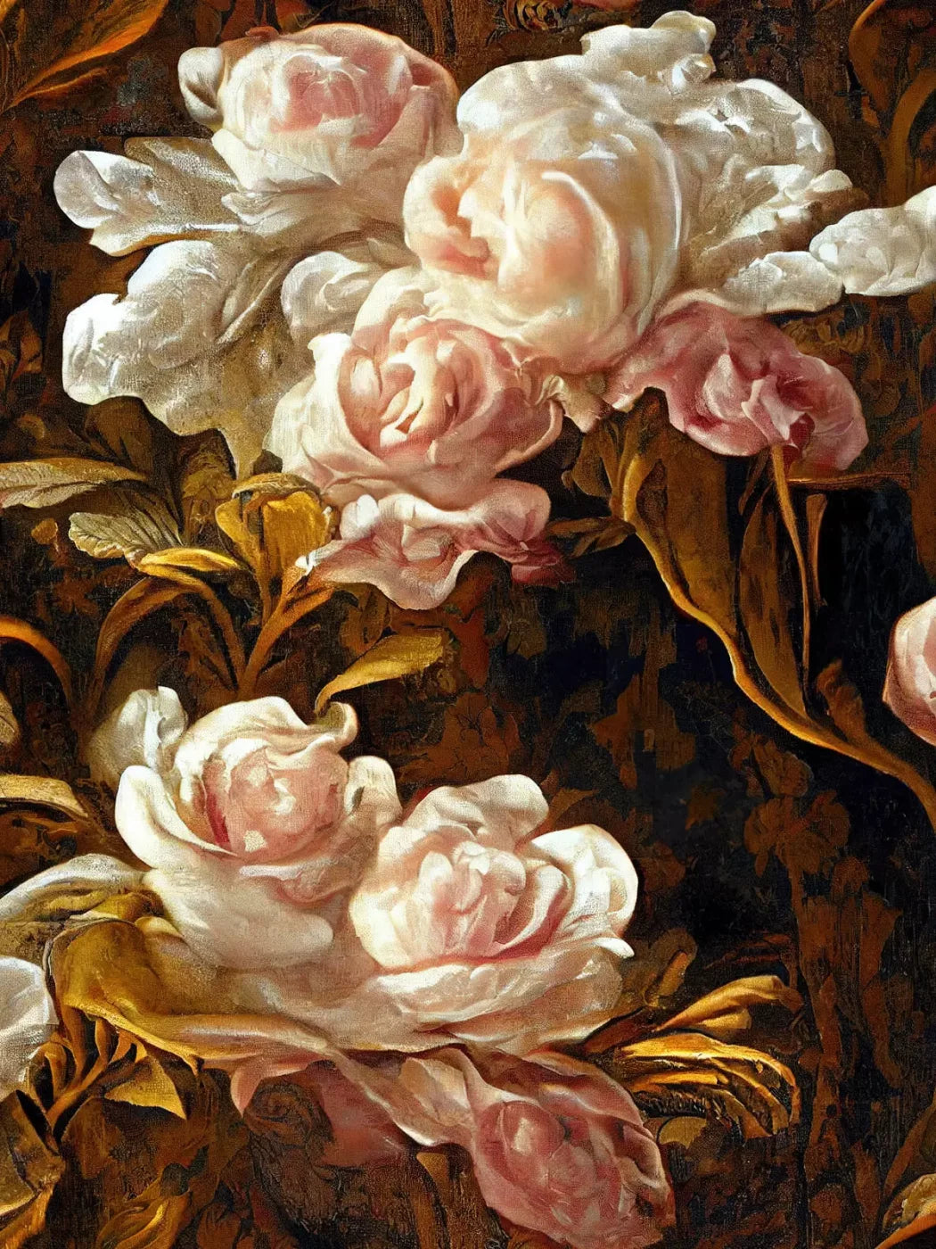Peonies 8X10 Fleece ( 96 X 120 Inch ) Backdrop