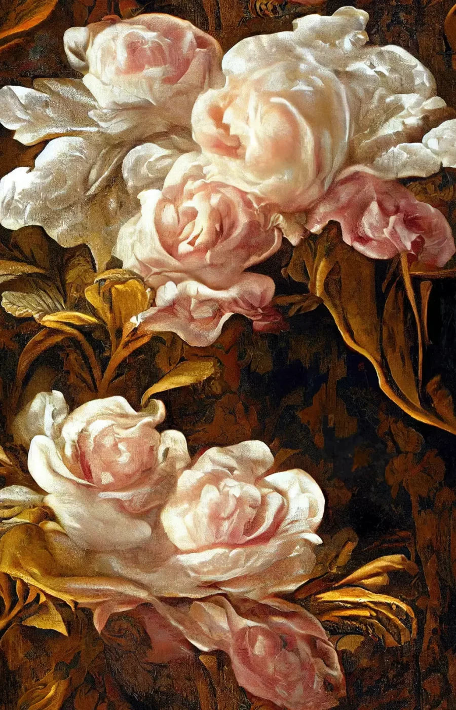Peonies 8X12 Ultracloth ( 96 X 144 Inch ) Backdrop