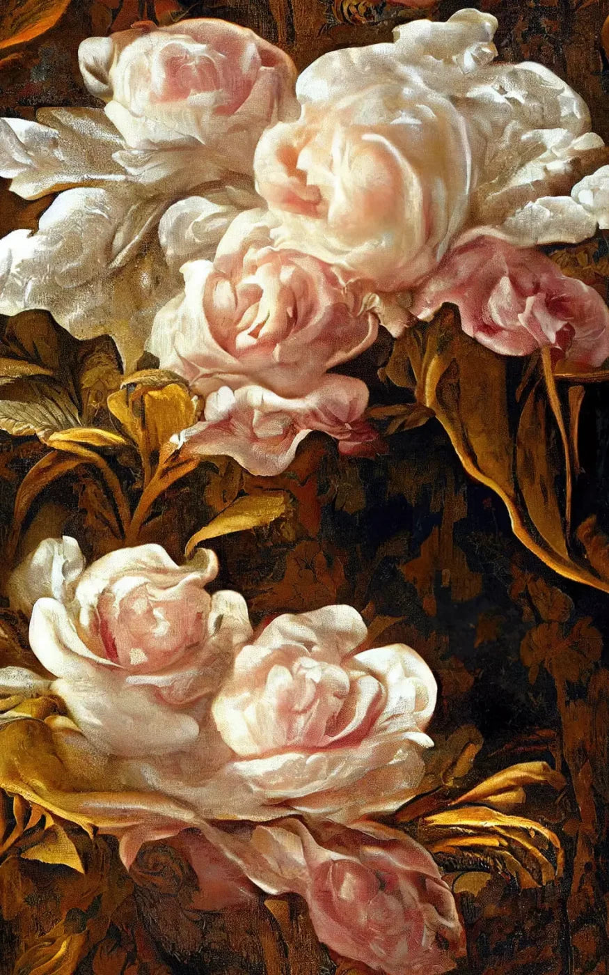 Peonies 9X14 Ultracloth ( 108 X 168 Inch ) Backdrop