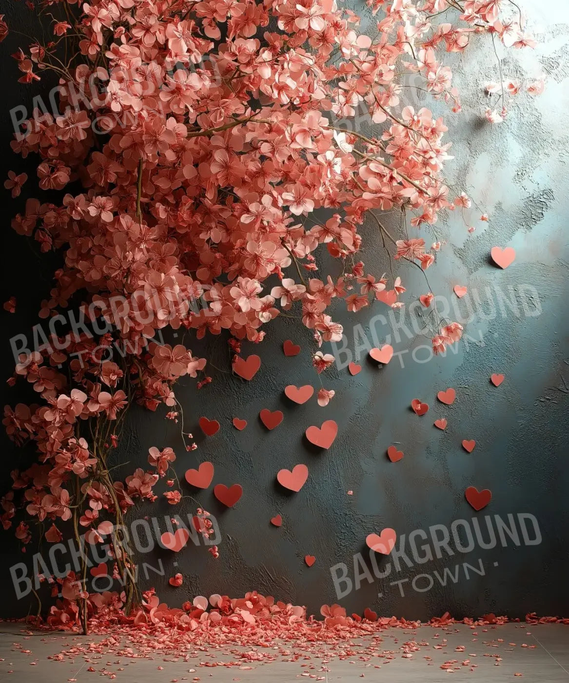 Pink Gray Backdrop for Photography