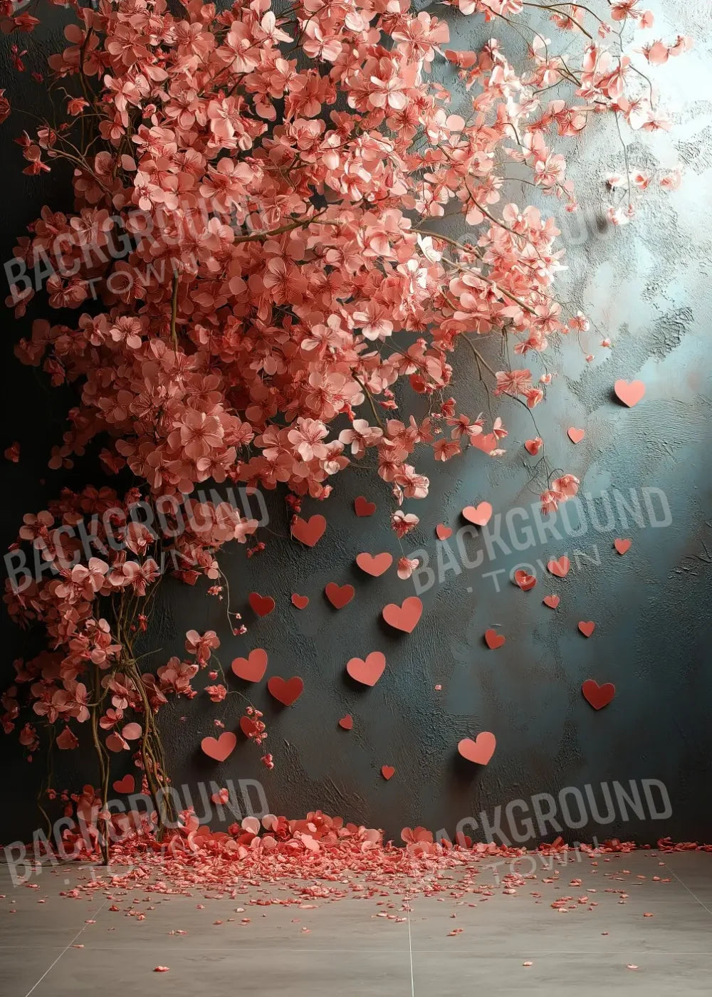 Petal Kiss 5’x7’ UltraCloth (60 x 84 inch) Backdrop