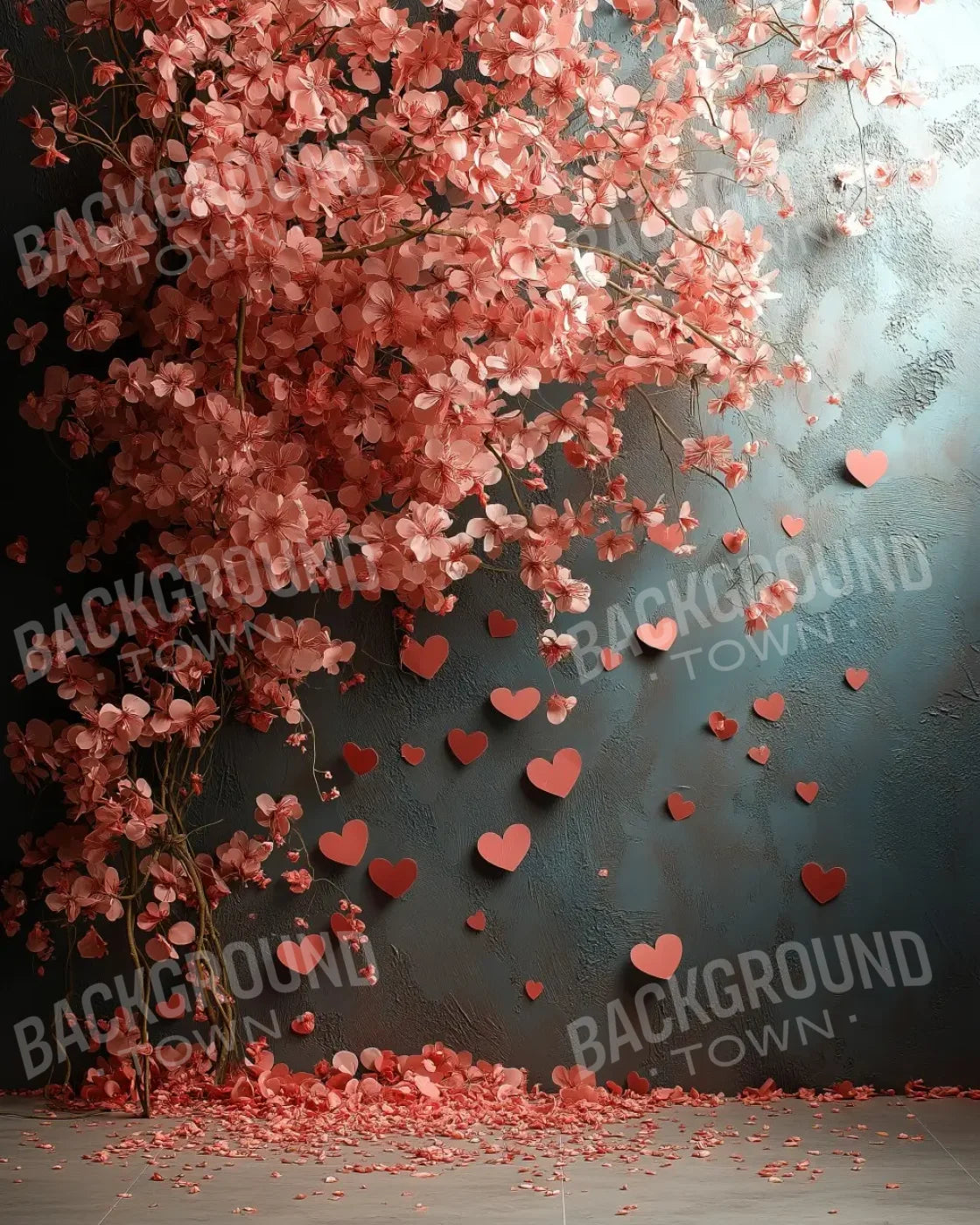 Petal Kiss 8’x10’ Fleece (96 x 120 inch) Backdrop