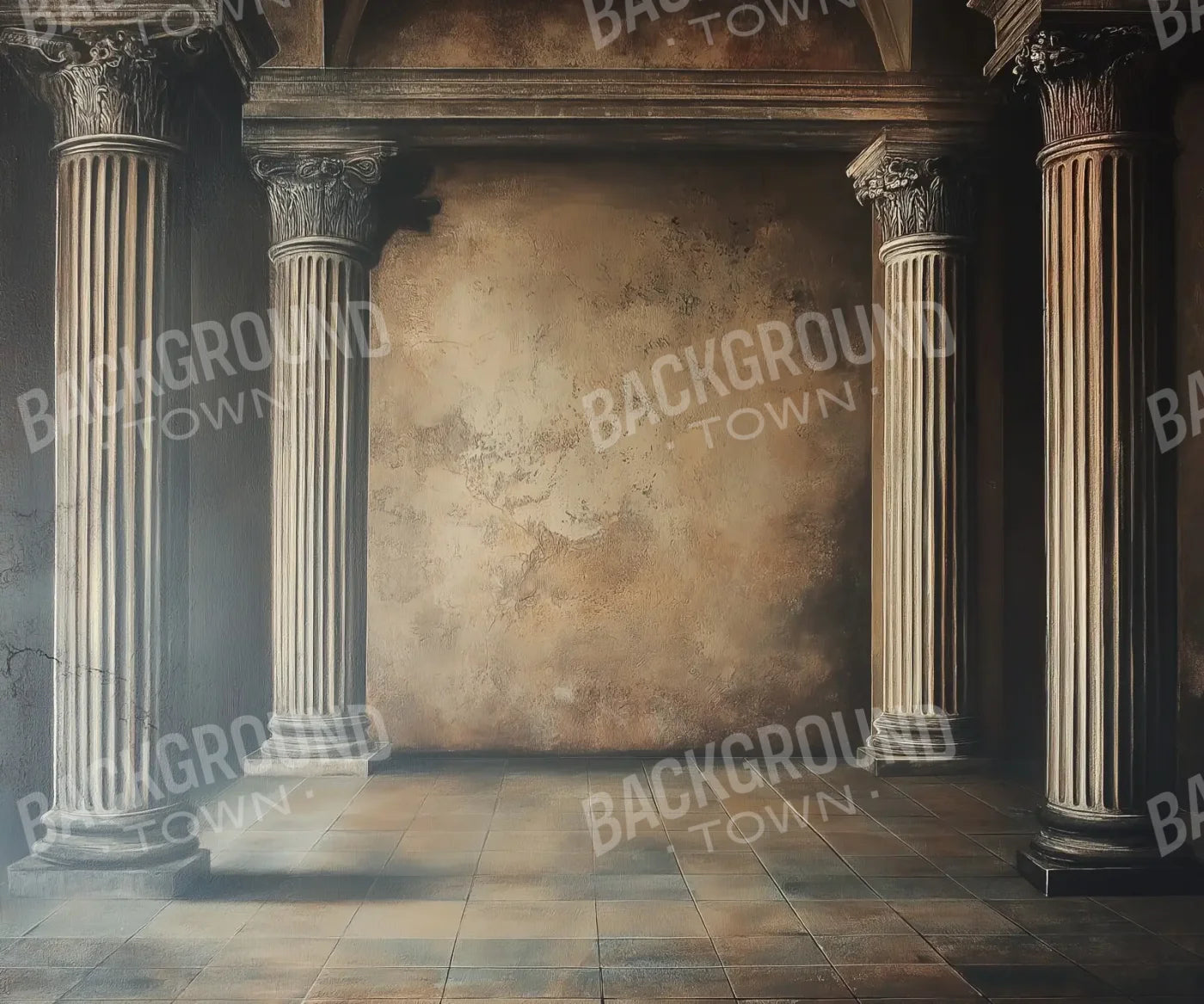 Piller Walk Way I 5’x4’2 Fleece (60 x 50 inch) Backdrop