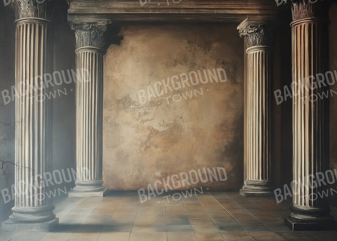 Piller Walk Way I 7’x5’ UltraCloth (84 x 60 inch) Backdrop