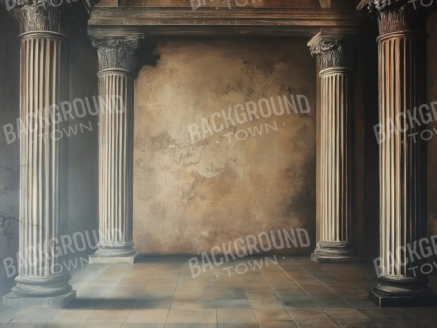 Piller Walk Way I 8’x6’ Fleece (96 x 72 inch) Backdrop