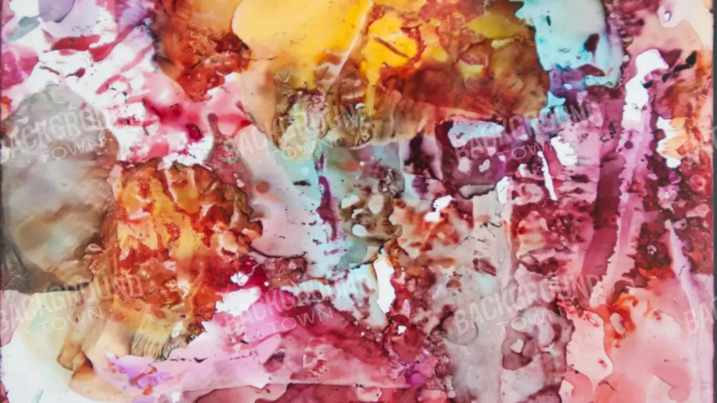 Pink Abstract 14X8 Ultracloth ( 168 X 96 Inch ) Backdrop