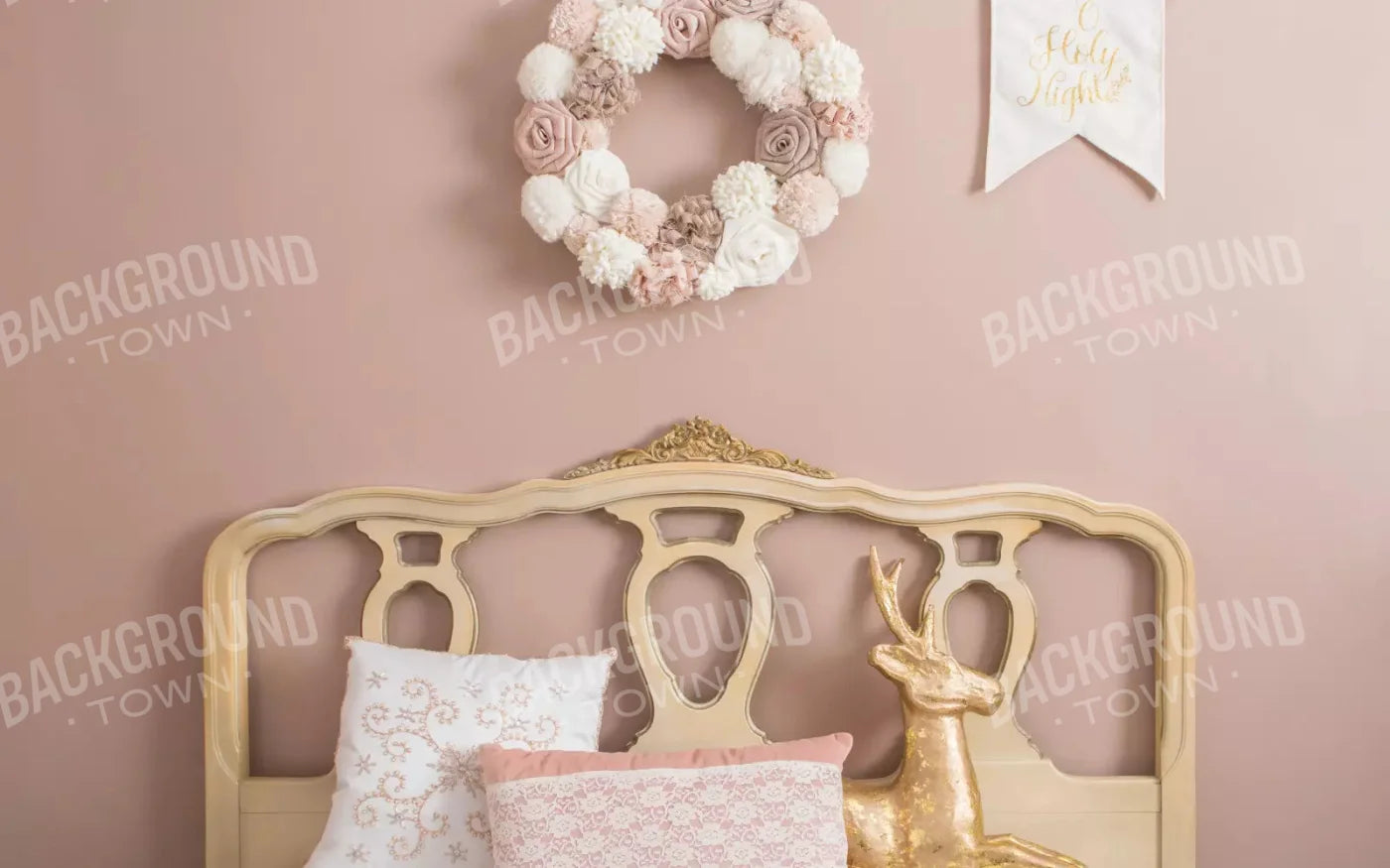 Pink And Gold Dreams 14X9 Ultracloth ( 168 X 108 Inch ) Backdrop