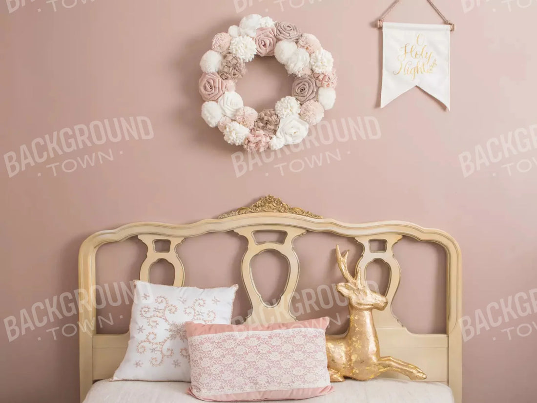 Pink And Gold Dreams 68X5 Fleece ( 80 X 60 Inch ) Backdrop