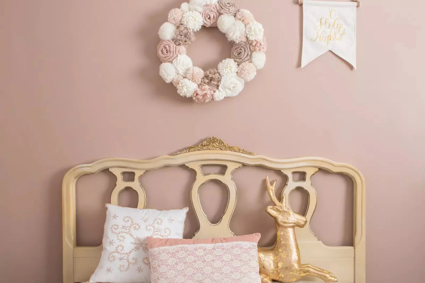 Pink And Gold Dreams 8X5 Ultracloth ( 96 X 60 Inch ) Backdrop