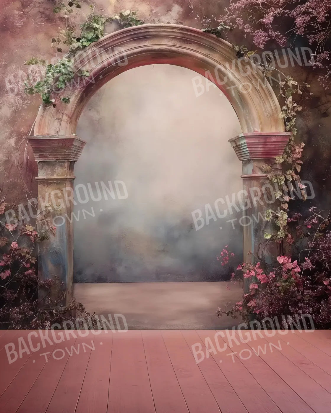 Pink Arya 8’x10’ Fleece (96 x 120 inch) Backdrop