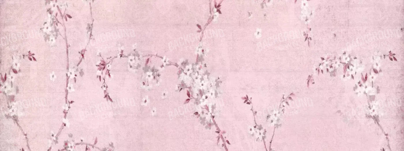 Pink Blossom 20X8 Ultracloth ( 240 X 96 Inch ) Backdrop