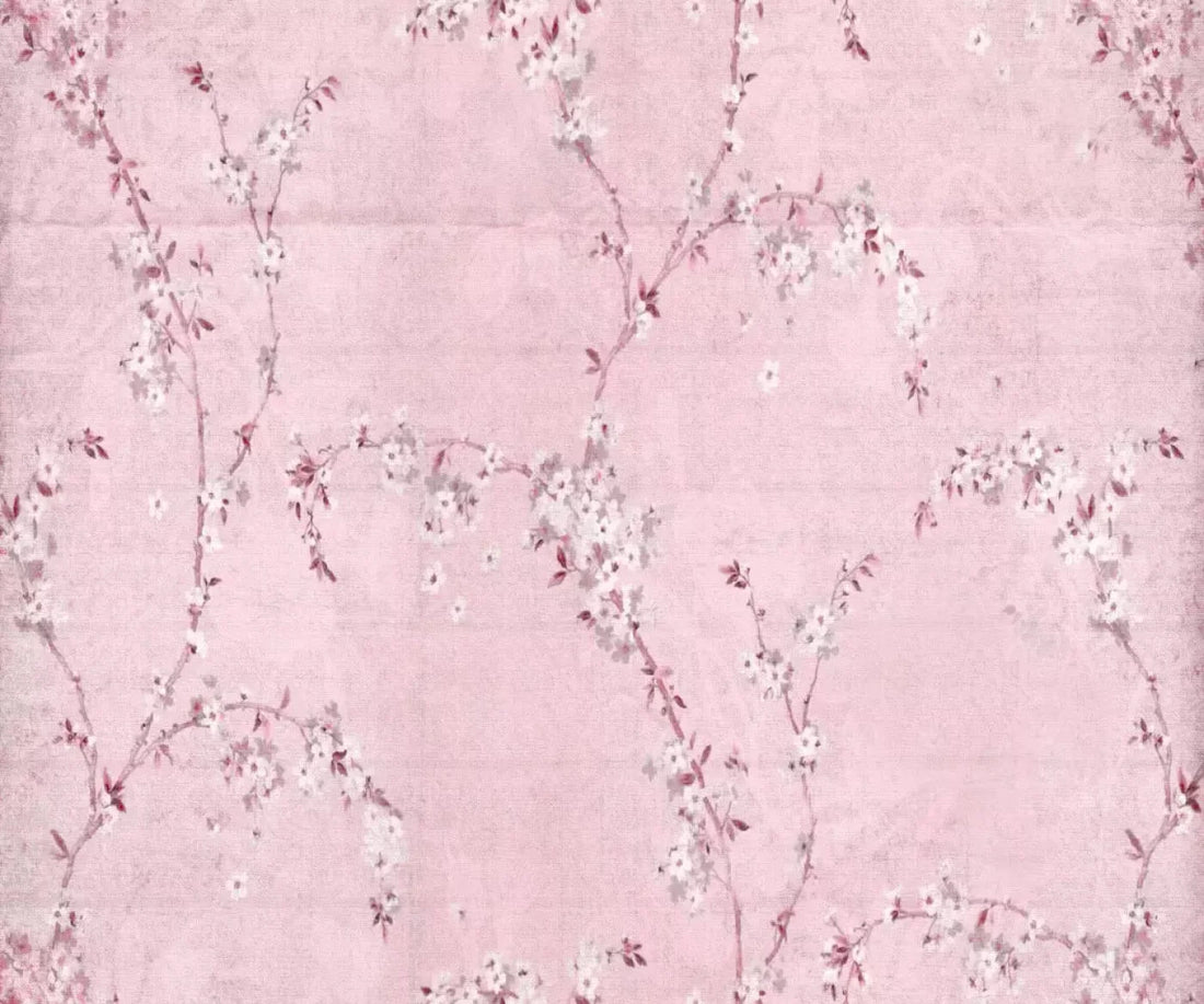 Pink Blossom 5X42 Fleece ( 60 X 50 Inch ) Backdrop