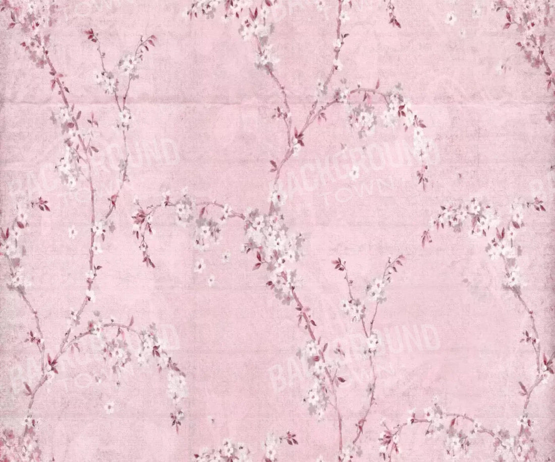 Pink Blossom 5X42 Fleece ( 60 X 50 Inch ) Backdrop