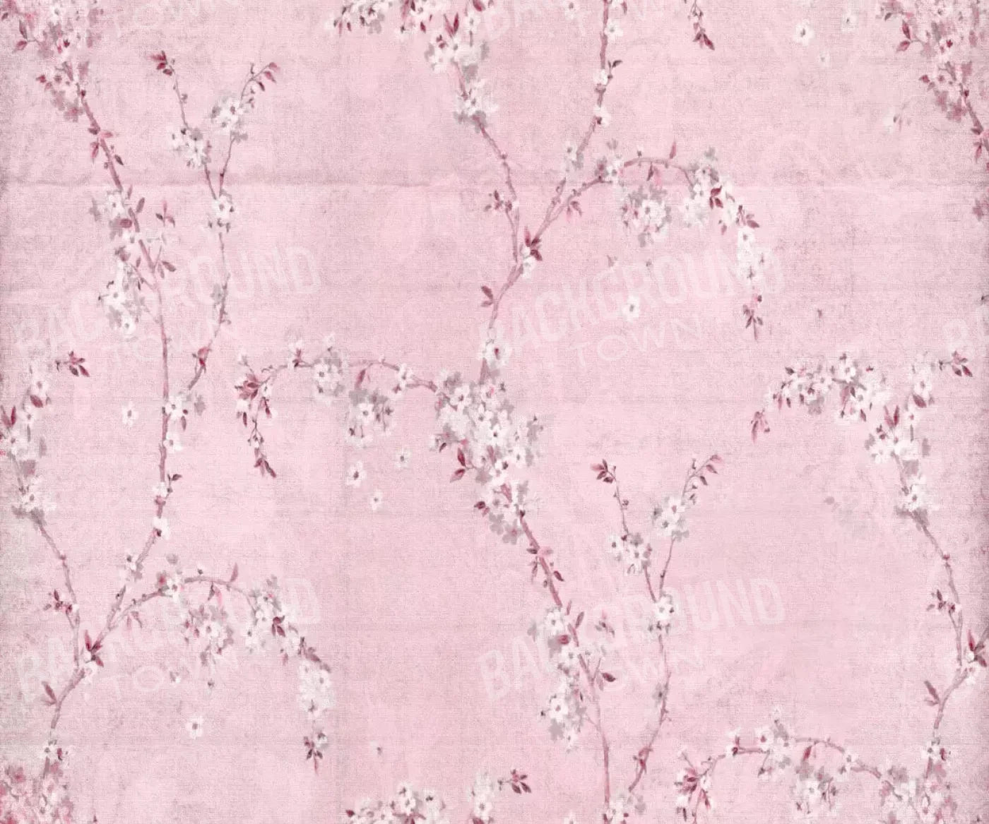 Pink Blossom 5X42 Fleece ( 60 X 50 Inch ) Backdrop