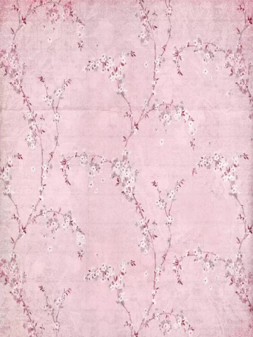 Pink Blossom 8X10 Fleece ( 96 X 120 Inch ) Backdrop