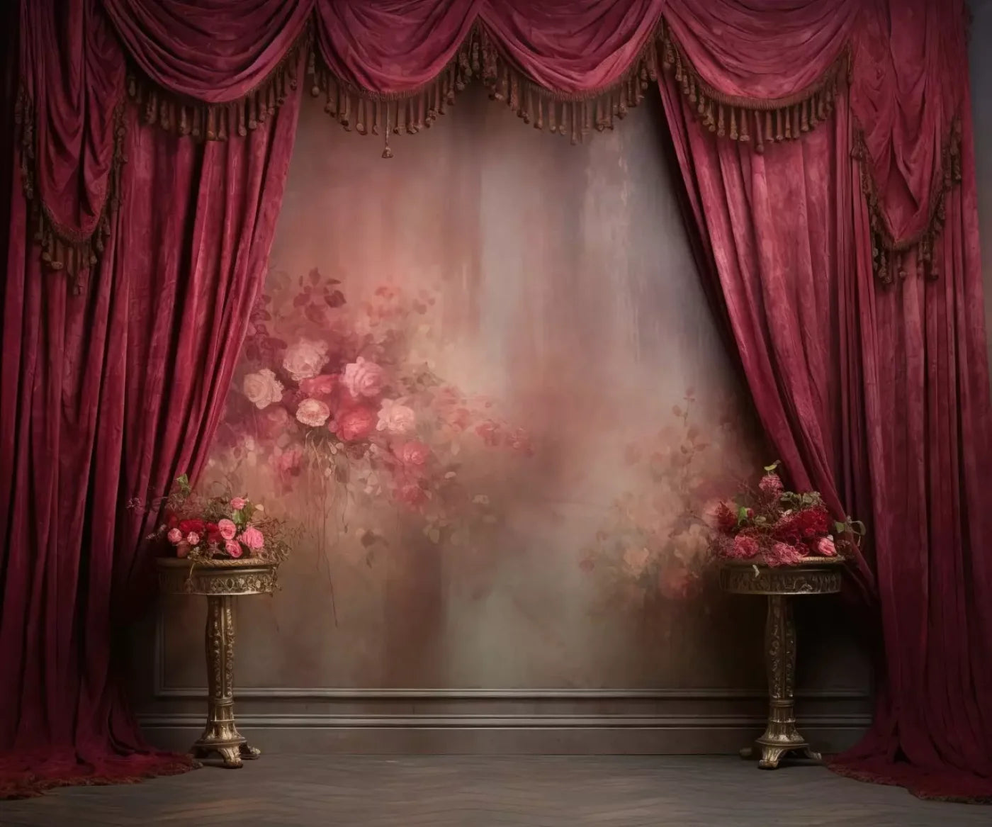 Pink Curtain Call 12X10 Ultracloth ( 144 X 120 Inch ) Backdrop