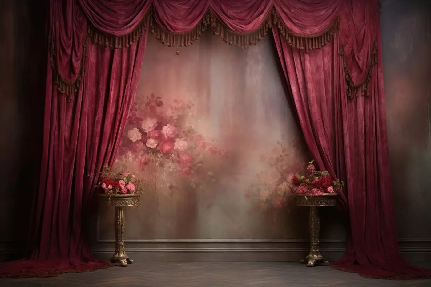 Pink Curtain Call 12X8 Ultracloth ( 144 X 96 Inch ) Backdrop