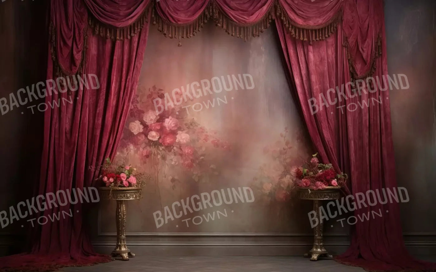 Pink Curtain Call 8X5 Ultracloth ( 96 X 60 Inch ) Backdrop