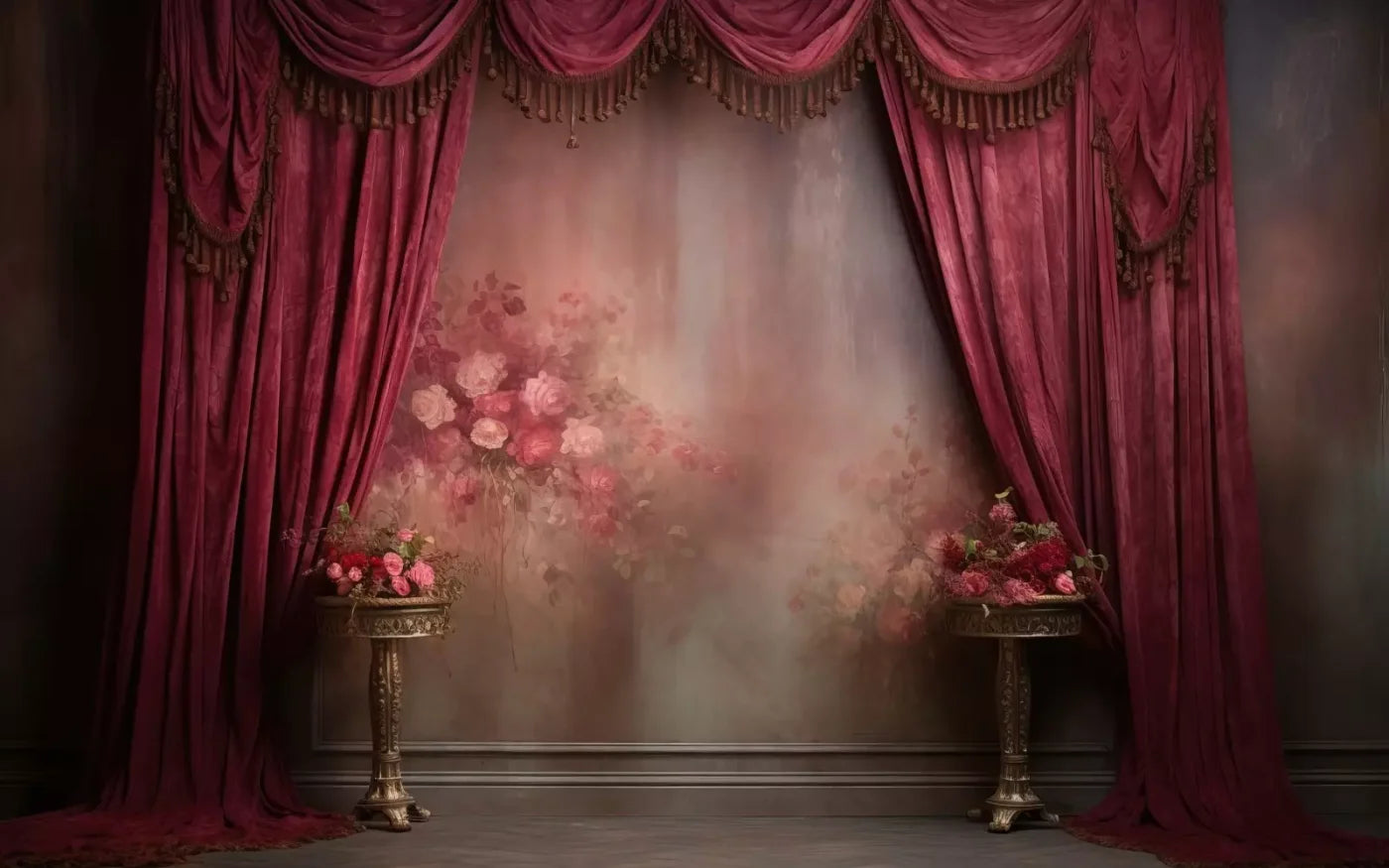 Pink Curtain Call 8X5 Ultracloth ( 96 X 60 Inch ) Backdrop