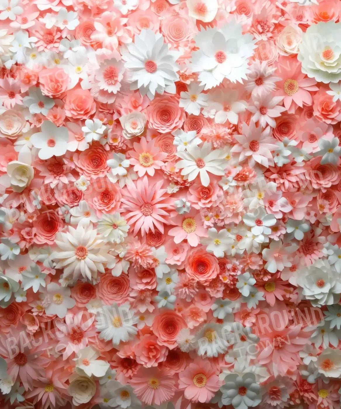 Pink Daisies 10’x12’ UltraCloth (120 x 144 inch) Backdrop