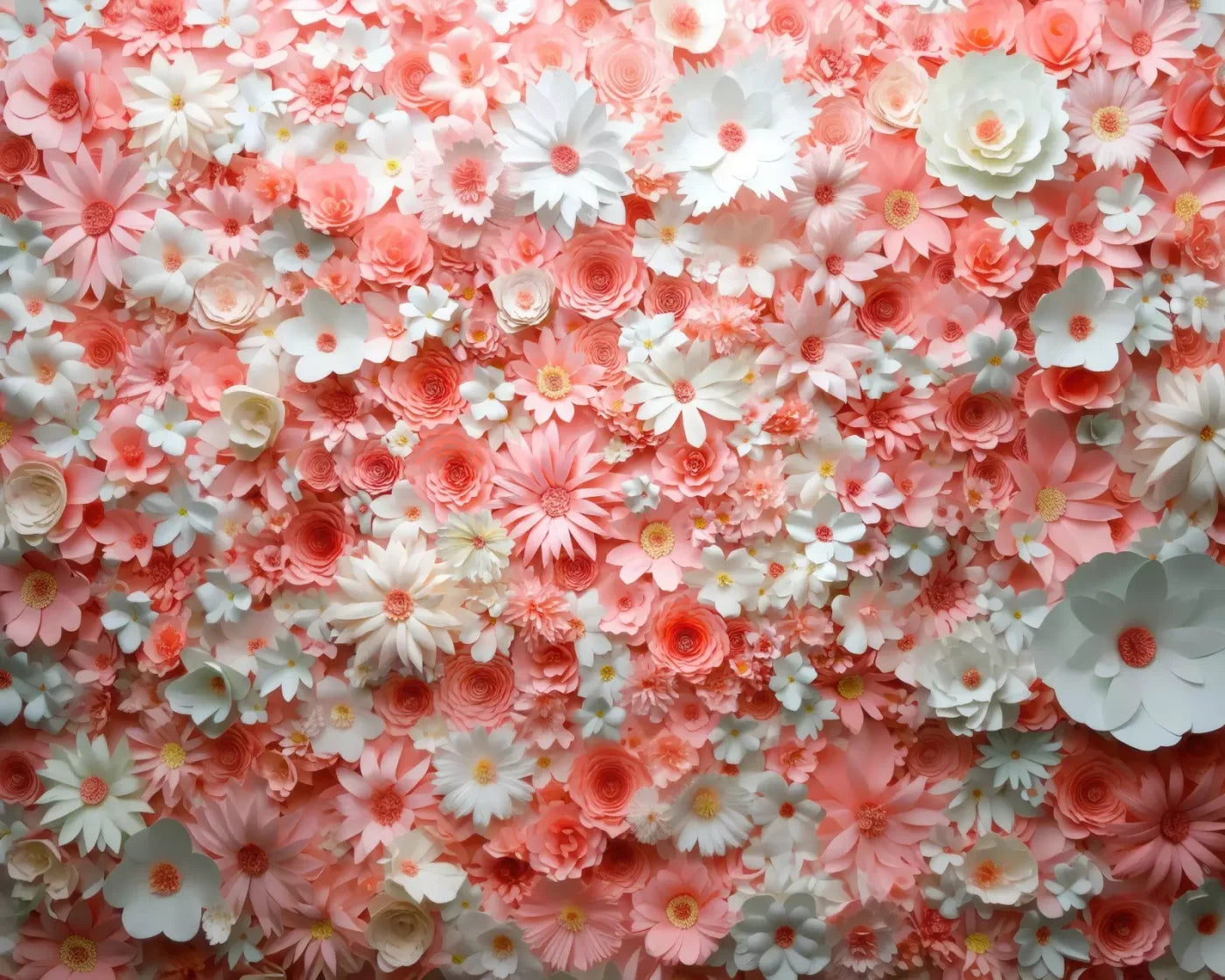 Pink Daisies 10’x8’ Fleece (120 x 96 inch) Backdrop