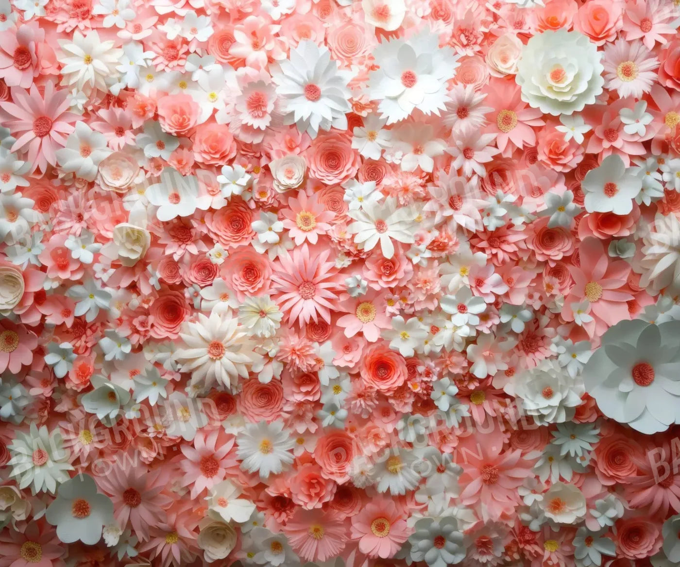 Pink Daisies 12’x10’ UltraCloth (144 x 120 inch) Backdrop