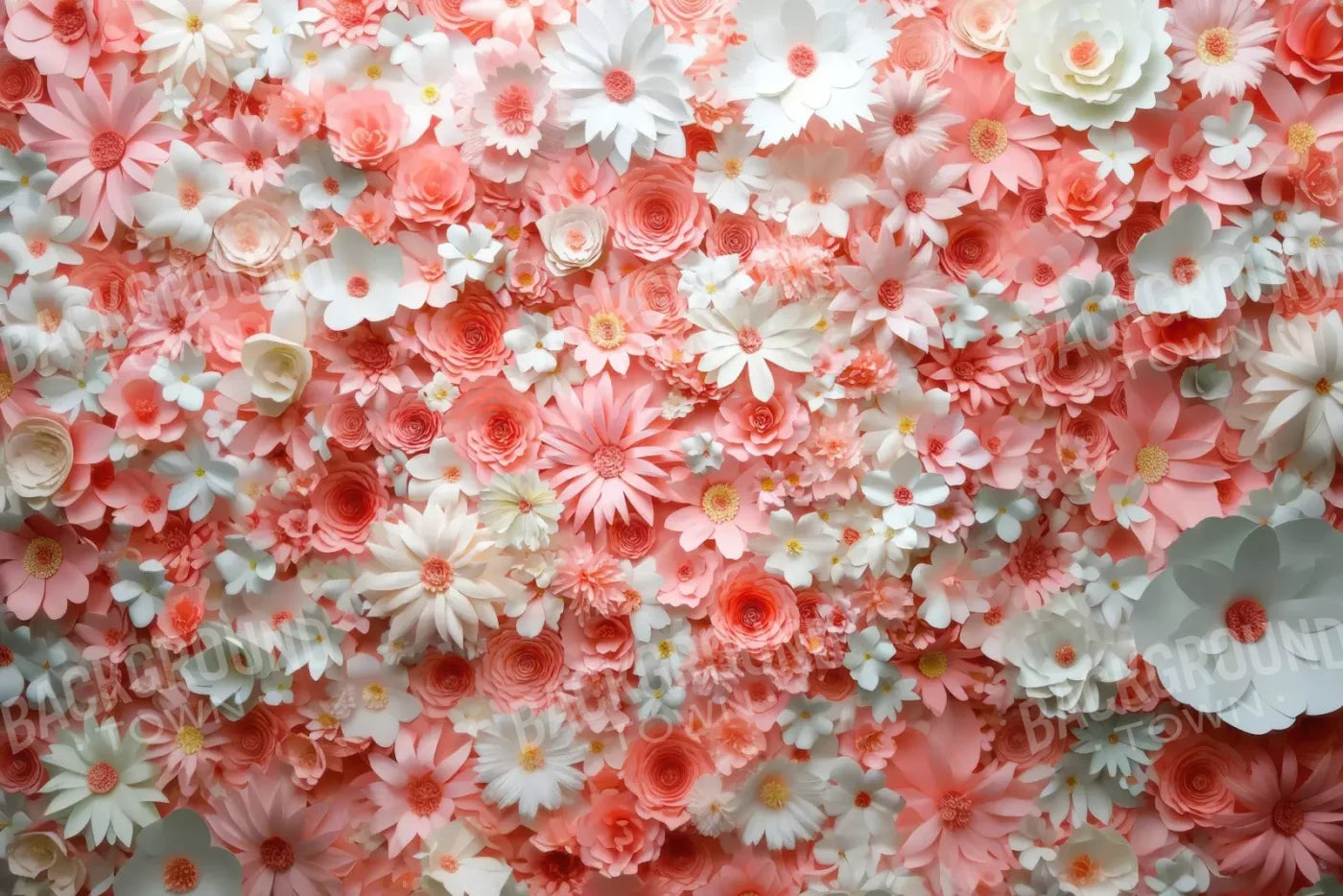 Pink Daisies 12’x8’ UltraCloth (144 x 96 inch) Backdrop