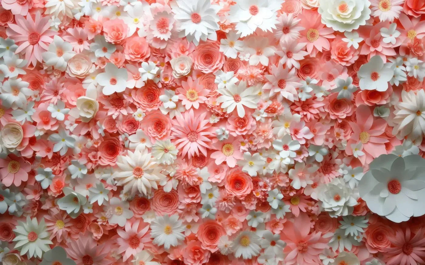 Pink Daisies 16’x10’ UltraCloth (192 x 120 inch) Backdrop