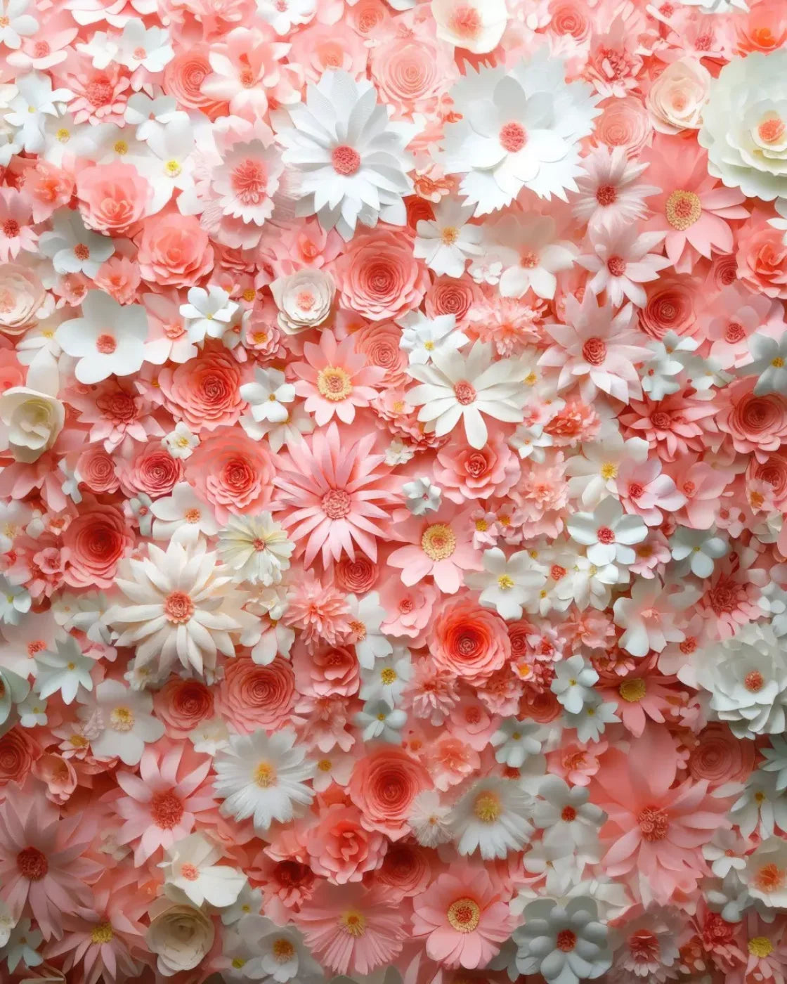 Pink Daisies 8’x10’ Fleece (96 x 120 inch) Backdrop