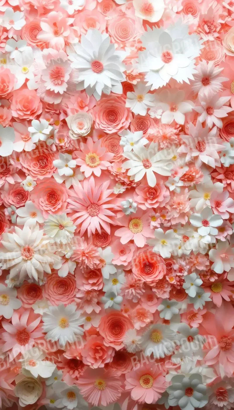 Pink Daisies 8’x14’ UltraCloth (96 x 168 inch) Backdrop