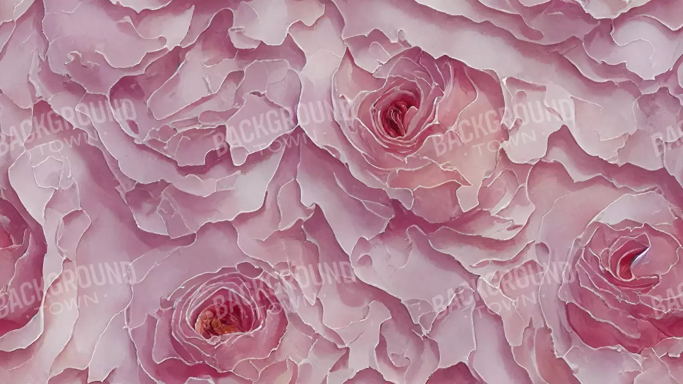 Pink Flowers 14X8 Ultracloth ( 168 X 96 Inch ) Backdrop