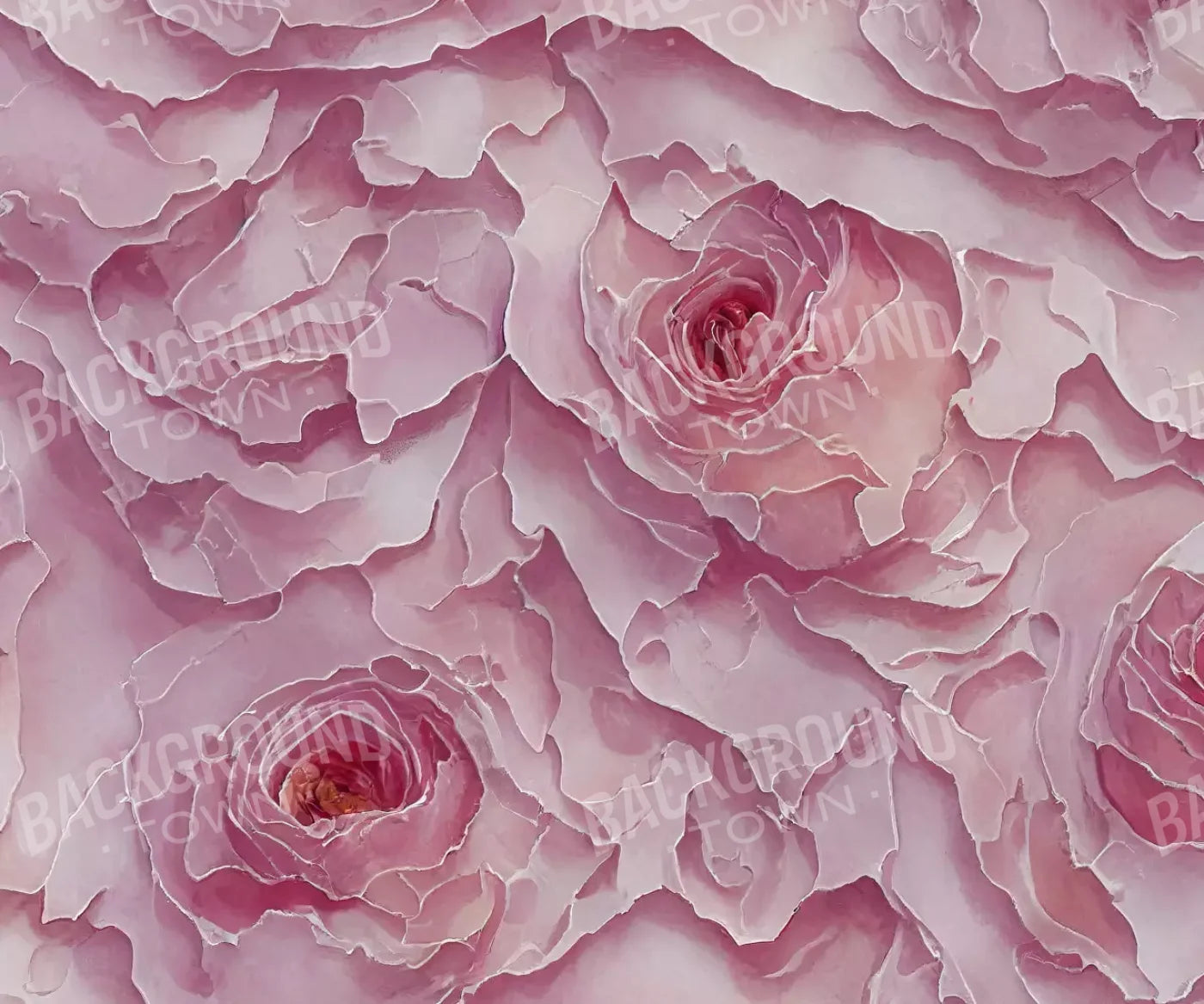 Pink Floral Backdrop for Photography