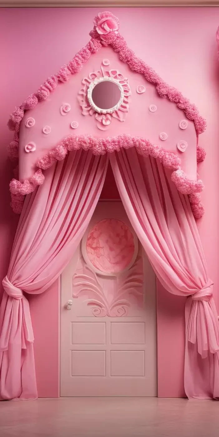 Pink Gabriella Room 8’X16’ Ultracloth (96 X 192 Inch) Backdrop
