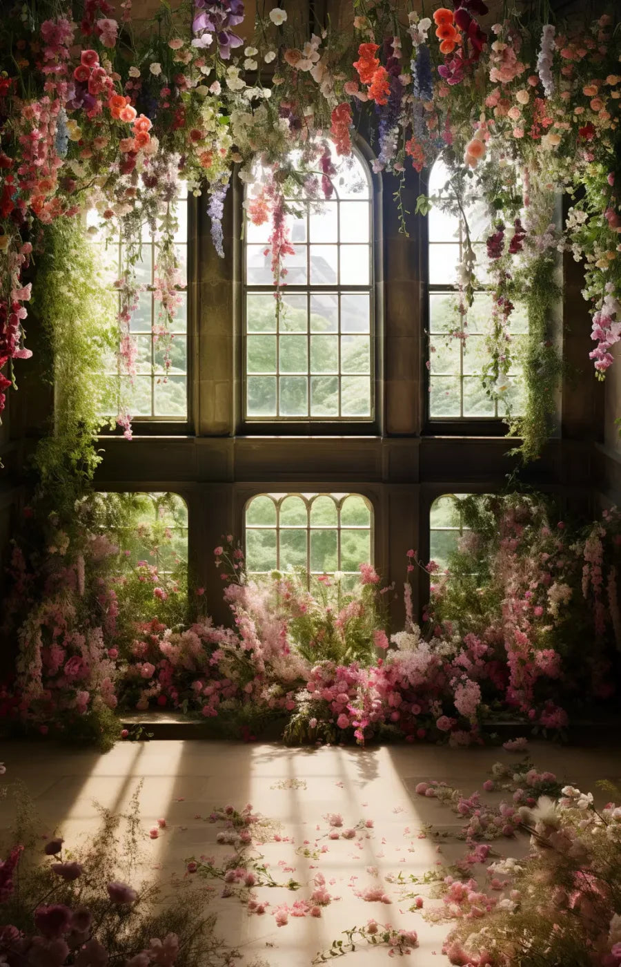Garland Atrium 9X14 Ultracloth ( 108 X 168 Inch ) Backdrop