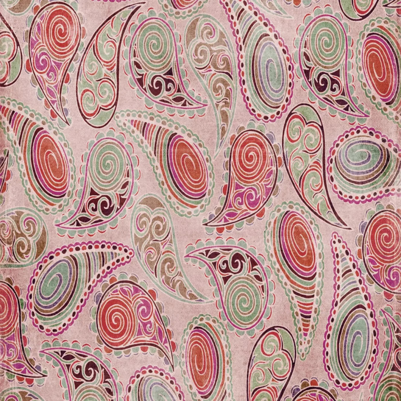 Pink Paisley 10X10 Ultracloth ( 120 X Inch ) Backdrop