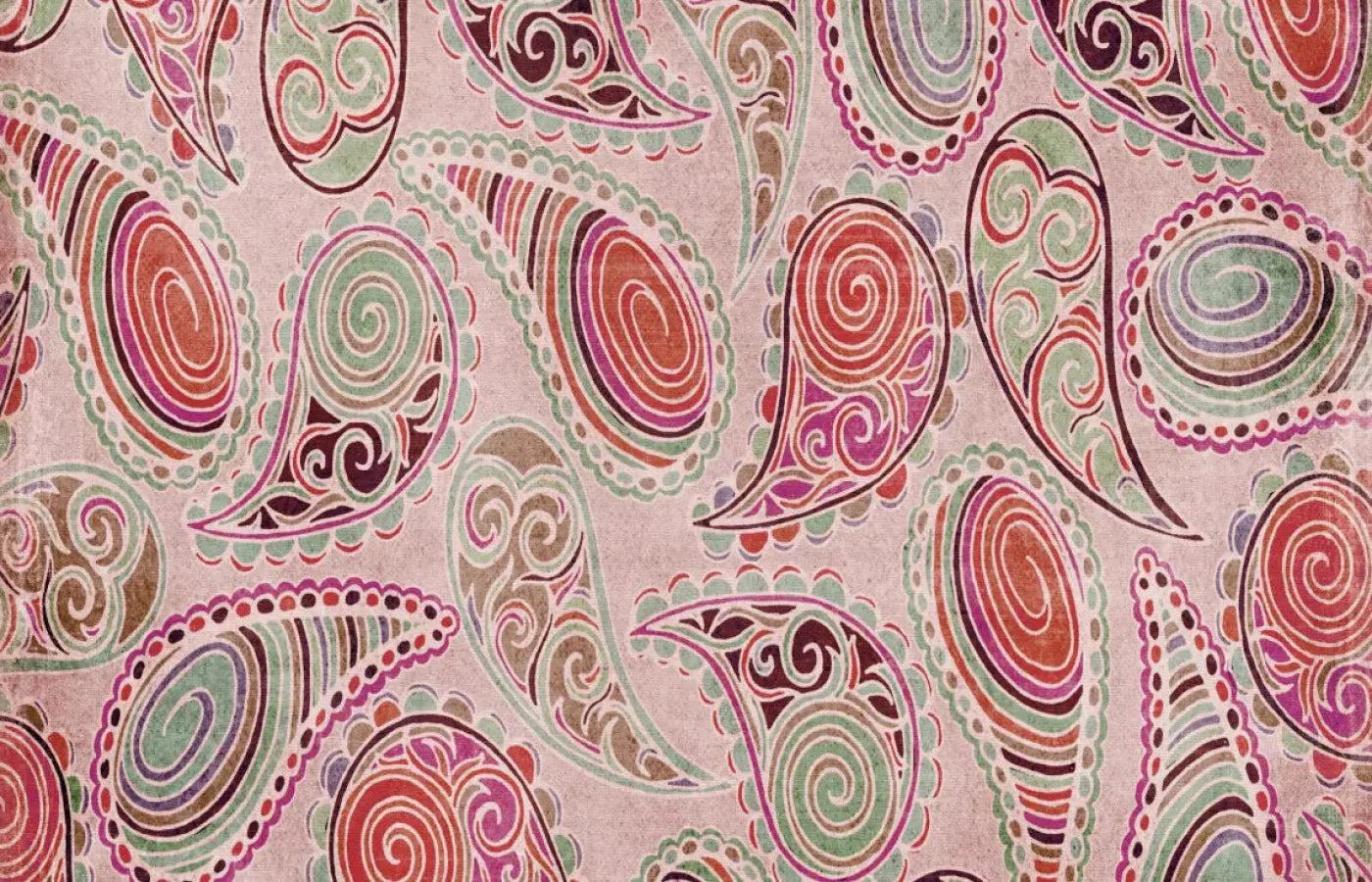 Pink Paisley 12X8 Ultracloth ( 144 X 96 Inch ) Backdrop