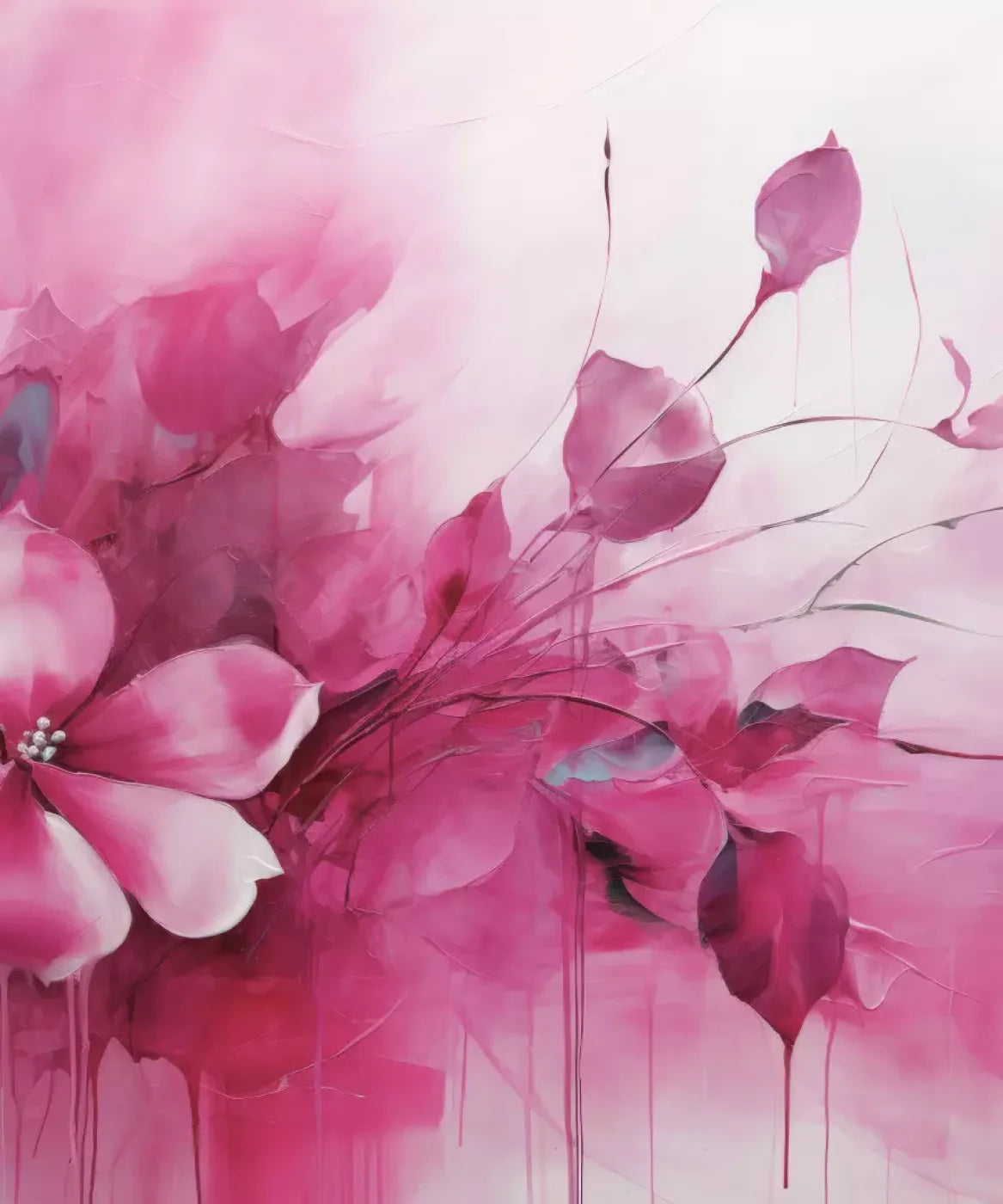 Pink Petals 10’X12’ Ultracloth (120 X 144 Inch) Backdrop