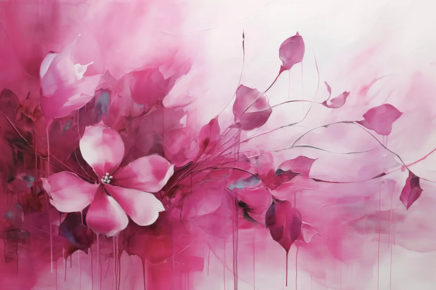 Pink Petals 12’X8’ Ultracloth (144 X 96 Inch) Backdrop