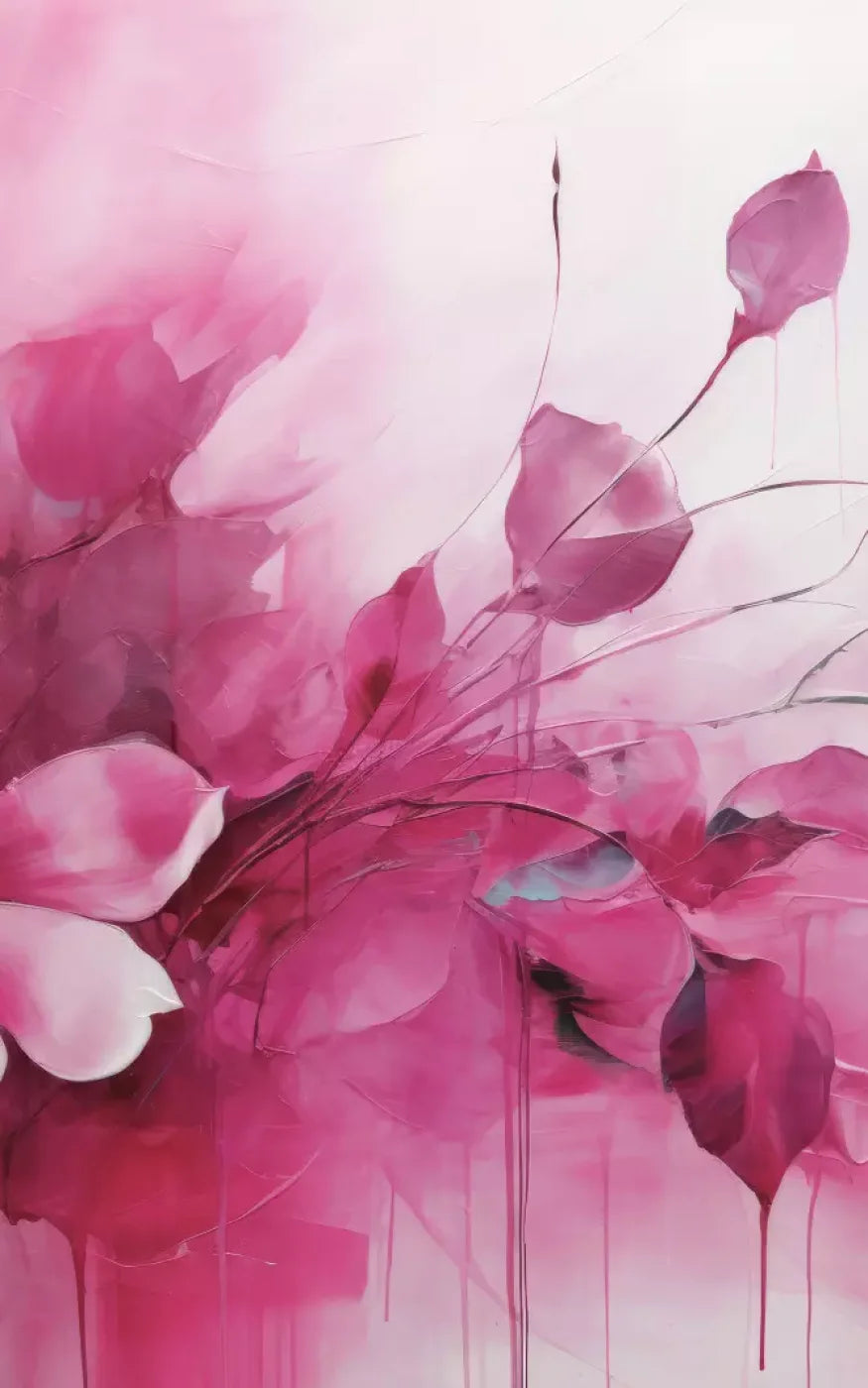 Pink Petals 5’X8’ Ultracloth (60 X 96 Inch) Backdrop