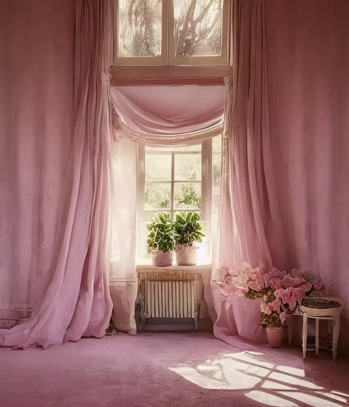 Pink Room Ii 10X12 Ultracloth ( 120 X 144 Inch ) Backdrop