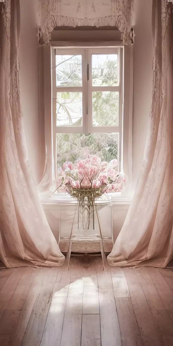 Pink Room 10X20 Ultracloth ( 120 X 240 Inch ) Backdrop