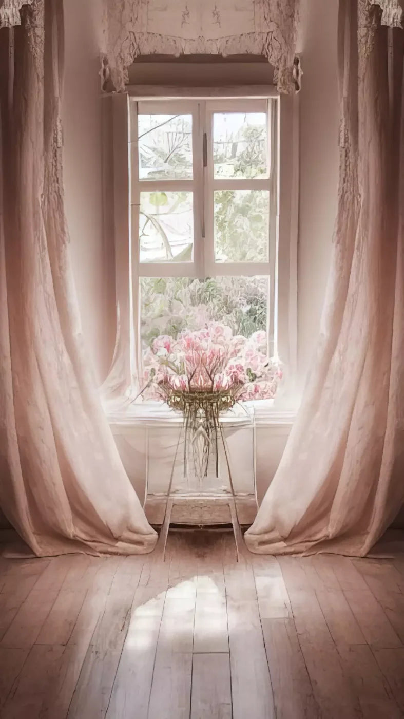 Pink Room 8X14 Ultracloth ( 96 X 168 Inch ) Backdrop