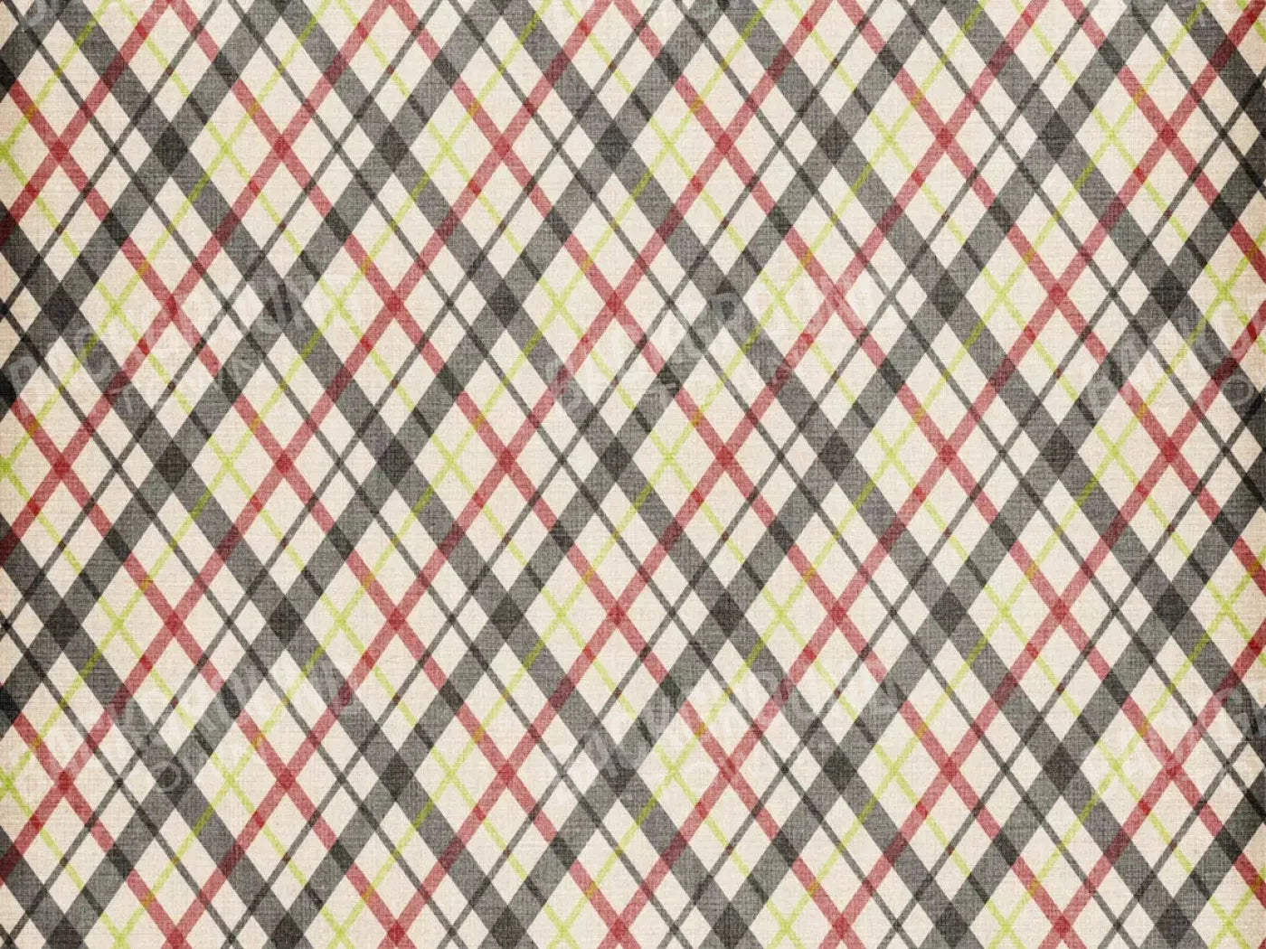 Plaid 10X8 Fleece ( 120 X 96 Inch ) Backdrop